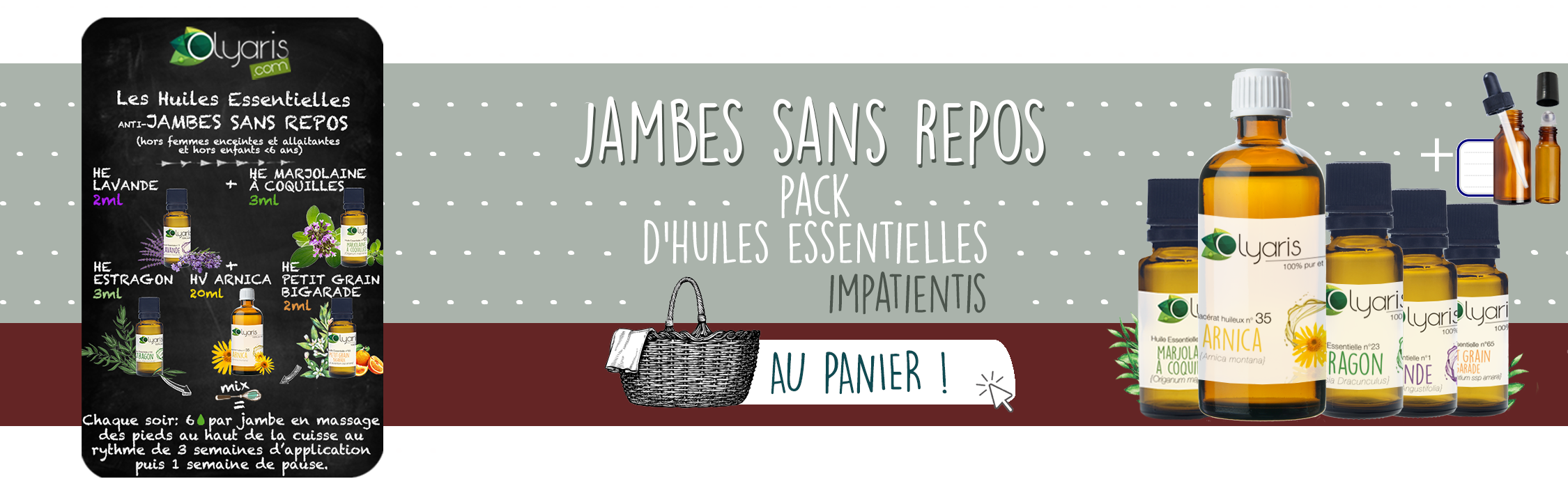 Syndrome des Jambes sans Repos: la Synergie aux Huiles Essentielles à Utiliser par Olyaris